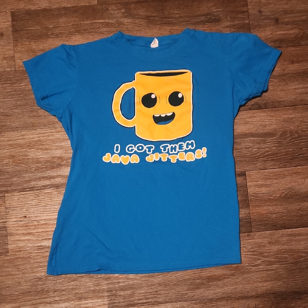 Java Jitters Short Sleeve Women's Tee - Tultex Blank - Size Large (Women's)